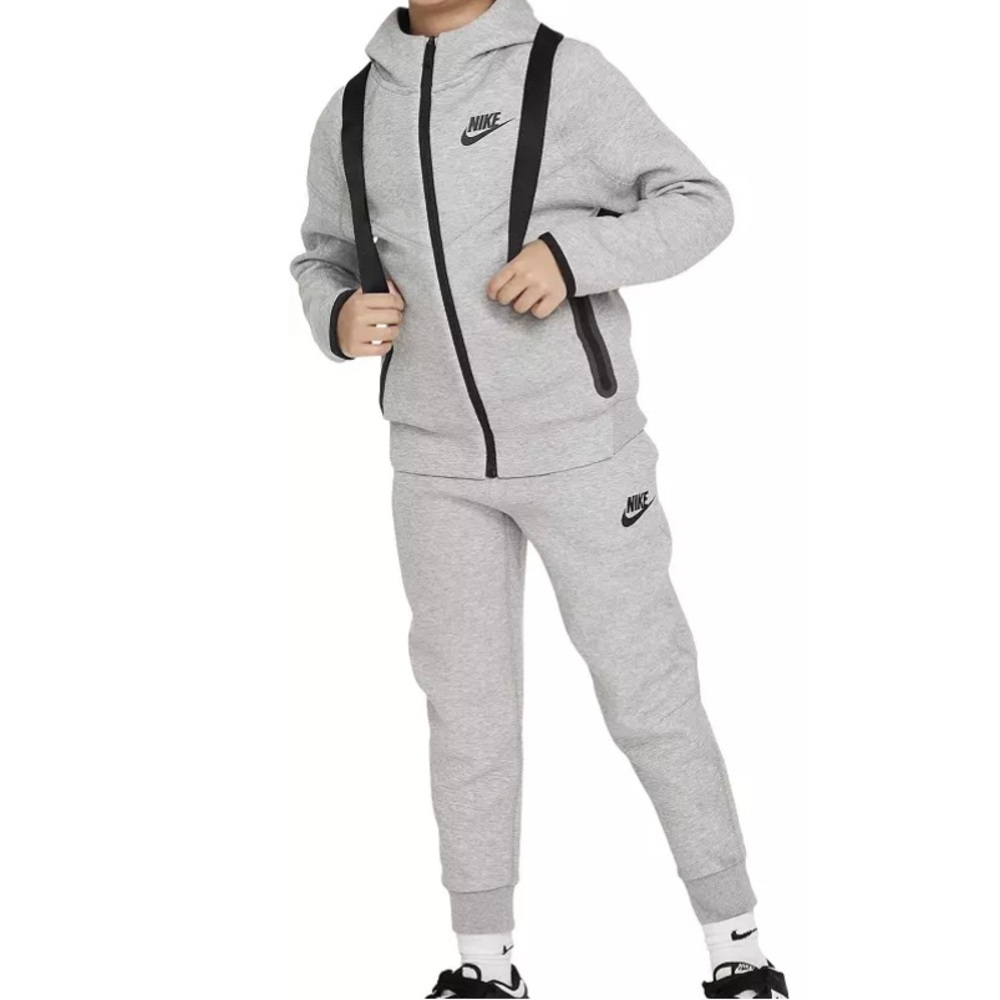 Nike Gray Tracksuit with Black Details